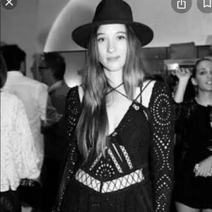 Zimmermann Navy Broderie Eyelet Lace Playsuit 2